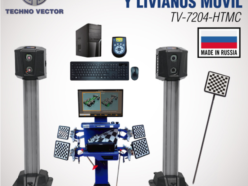 Alineadora 3D Movil de Camiones Livianos