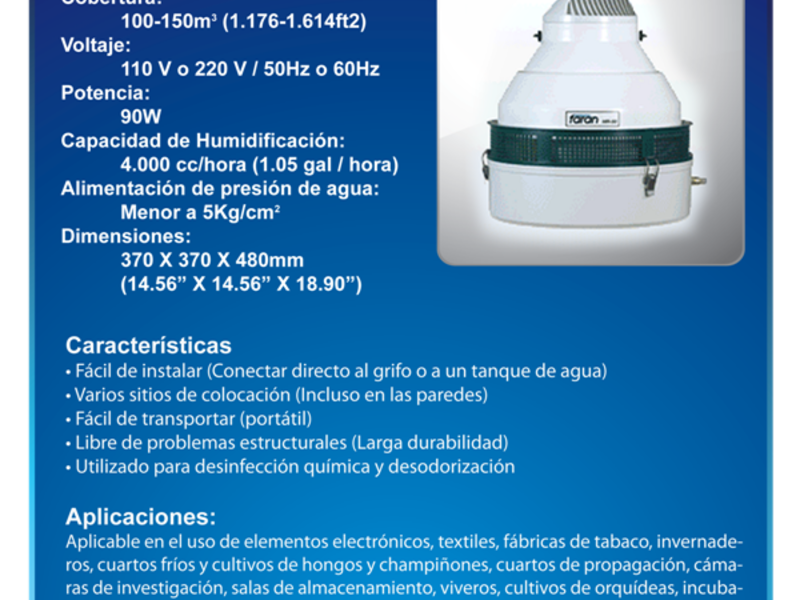 Humidificador Portátil HR-50