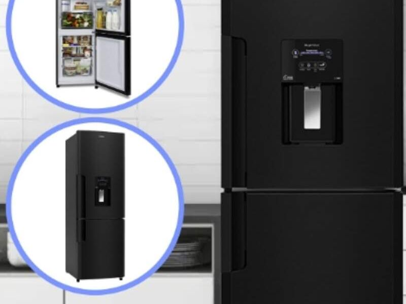 Refrigeradora Bottom Frezzer Black