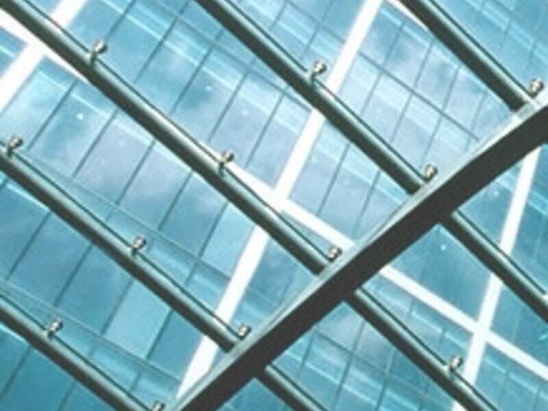 techo vidrio templado